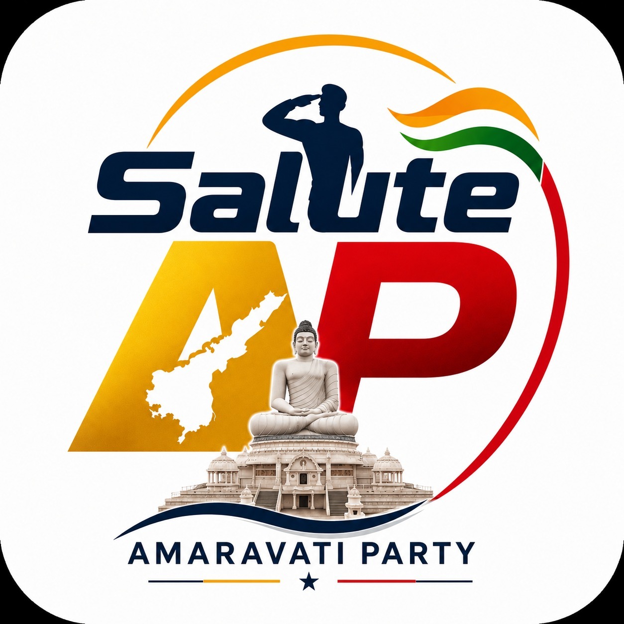 Salute AP - Amaravati Party Logo
